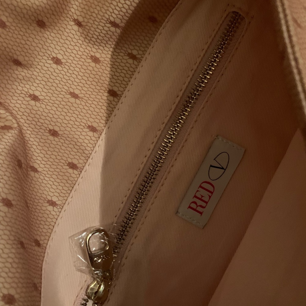Lace fabric clutch Rose & Rose Beige RedValentino - Picture 4 of 10